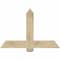 Ekena Millwork Eugene Rough Sawn Timber Gable Bracket, Douglas Fir, 48"W x 32"H x 2"D x 6"F, 16/12 Pitch GBW048X32X0206EUG00RDF - alternate 1